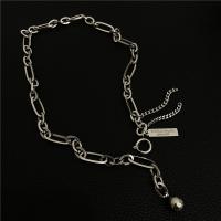 Титановые стали ожерелье, титан, Геометрический узор, ювелирные изделия моды & Женский, длина:Приблизительно 16.3 дюймовый, продается PC