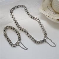 Titanium Steel Necklace, Twisted Piece Chain & different styles for choice & for woman, Sold By PC