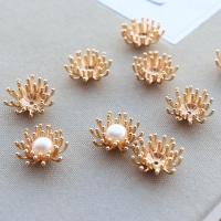 Brass Bead Cap, KC gold color plated, DIY, 11x23mm, 20PCs/Lot, Sold By Lot