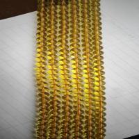 Naturlig Citrin pärlor, Rund, DIY & olika storlek för val, gul, Såld Per 38 cm Strand