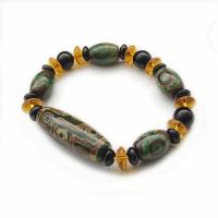 Tibetan Agate Bracelet, folk style & Unisex & different styles for choice, 20mm, Sold Per Approx 6-8 Inch Strand