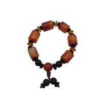 Agate Jewelry Bracelet, Geometrical Pattern, folk style & different styles for choice & for man, Sold Per Approx 7-9 Inch Strand