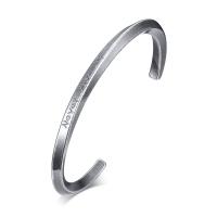 Stainless Steel Cuff Bangle, fashion jewelry & Unisex, more colors for choice, Sold By PC