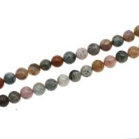 Ozean Jaspis Perle, rund, DIY & verschiedene Größen vorhanden, gemischte Farben, verkauft per 38 cm Strang