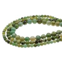 Australien Jade Perle, rund, DIY & verschiedene Größen vorhanden, grün, verkauft per 38 cm Strang