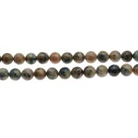 Jade Perlen, Phönix Jade, rund, DIY & verschiedene Größen vorhanden, gemischte Farben, verkauft per 38 cm Strang