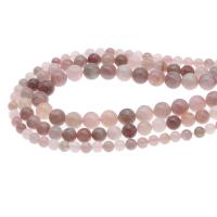 Pink Opal Perla, Krug, možete DIY & različite veličine za izbor, roze, Prodano Per 38 cm Strand
