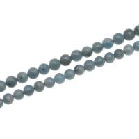 Aquamarine Beads Round DIY blue Sold Per 38 cm Strand
