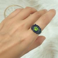 Cink Alloy Finger Ring, pozlaćen, modni nakit & bez spolne razlike, Veličina:7, Prodano By PC