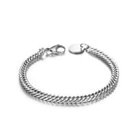 Titanium Steel Bracelet polished Double Layer  & for man Sold By PC