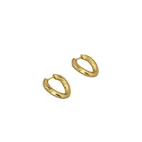 Brass Huggie Hoop Earring plated for woman & hollow 20mm Sold By Pair