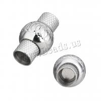 Stainless Steel Magnetic Clasp, hand polished, original color, 20x12x12mm, Hole:Approx 6mm, 10PCs/Lot, Sold By Lot