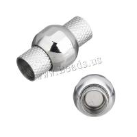 Stainless Steel Magnetic Clasp, hand polished, original color, 20x11.50x11.50mm, Hole:Approx 6mm, 10PCs/Lot, Sold By Lot