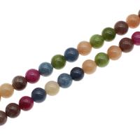 Morganite Beads, Round, DIY & different size for choice, multi-colored, Length:38 cm, Sold By PC