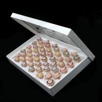 Bague en strass, alliage de zinc, avec perle, pour femme & avec strass, doré, 200x200x30mm, 50PC/boîte, Vendu par boîte