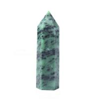 Ruby in Zoisite Point Decoration, Polygon, polished, mixed colors, Sold By PC