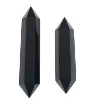 Obsidian Point- Dekoration, Vieleck, poliert, schwarz, verkauft von PC