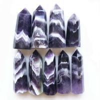 Amethyst Point Decoration, Polygon, polished, mixed colors, Sold By PC
