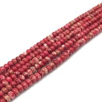 Impression Jasper Beads, Abacus, polished, DIY, more colors for choice, 2x4mm, Length:38 cm, Sold By PC