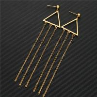 Fashion Fringe Earrings Stainless Steel fashion jewelry & for woman Sold By Pair