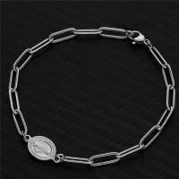 Stainless Steel Jewelry Bracelet, fashion jewelry & Unisex, more colors for choice, Sold By PC