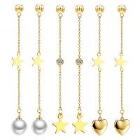 Stainless Steel Drop Earring fashion jewelry & for woman Sold By Set