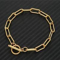 Stainless Steel Jewelry Bracelet, fashion jewelry & Unisex, more colors for choice, Sold By PC