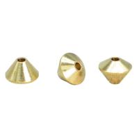 Messing spacer perler, Saucer, du kan DIY & forskellig størrelse for valg, oprindelige farve, nikkel, bly & cadmium fri, Solgt af PC
