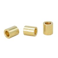 Brass Spacer Beads, Column, DIY, original color, nickel, lead & cadmium free, 3.50x4mm, Hole:Approx 2mm, Sold By PC
