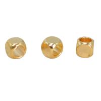 Brass Jewelry Beads, Square, plated, DIY & different size for choice, more colors for choice, nickel, lead & cadmium free, Sold By PC