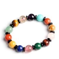 Gemstone Браслеты, Полудрагоценный камень, натуральный, разный размер для выбора & Женский, разноцветный, продается PC