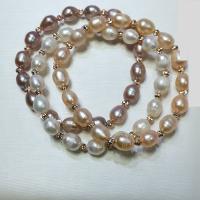 Pulseras de Perlas Freshwater, Perlas cultivadas de agua dulce, Natural & Joyería & para mujer, más colores para la opción, Vendido por Sarta
