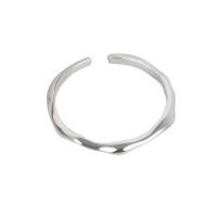 Brass Cuff Finger Ring plated Adjustable & for woman 1.80mm Sold By PC