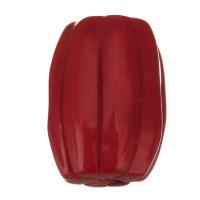 Natural Coral Helmet, veistetty, punainen, 13x18x13mm, Reikä:N. 1.5mm, Myymät PC