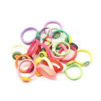 Crianças dedo anelar, resina, para crianças, multi colorido, 190x190x50mm, 100PCs/Bag, vendido por Bag