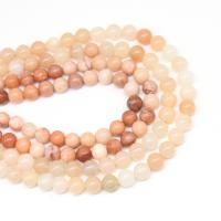 Aventurin perle, Pink aventurin, Krug, možete DIY & različite veličine za izbor, roze, Prodano Per 38 cm Strand