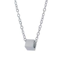 Stainless Steel Jewelry Necklace plated fashion jewelry & Unisex original color Sold By PC