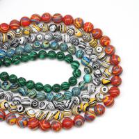 Malahita perle, Malahit, Krug, možete DIY & različite veličine za izbor, više boja za izbor, Prodano Per 38 cm Strand