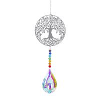 Hanging Ornaments Crystal with Iron polished mixed colors Sold By PC