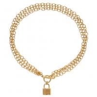 Edelstahl Schmuck Halskette, Türschloss, Modeschmuck & für Frau, keine, verkauft von PC