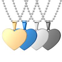 Pendientes Corazón de acero inoxidable, sin cuerda & Bricolaje & unisexo & diverso tamaño para la opción, más colores para la opción, Vendido por UD
