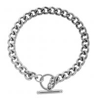 Stainless Steel Jewelry Bracelet, fashion jewelry & Unisex & different size for choice, more colors for choice, Sold By PC