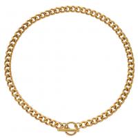 Stainless Steel Chain Ogrlica, Nehrđajući čelik, modni nakit & različite veličine za izbor & twist ovalni lanac & za žene, više boja za izbor, Prodano By PC