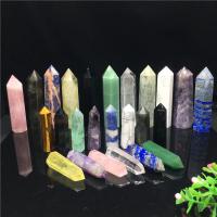 Gemstone Point Decoration, Natural & different size for choice, more colors for choice, Sold By PC