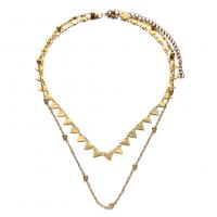 Multi слой ожерелье, нержавеющая сталь, ювелирные изделия моды & Женский, Много цветов для выбора, продается PC