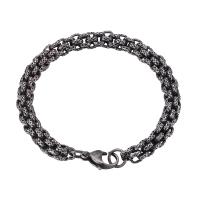 Stainless Steel Jewelry Bracelet, 316 Stainless Steel, 316 stainless steel lobster clasp, silver color plated, Unisex & mesh chain, original color, 6mm, Sold Per Approx 9.3 Inch Strand