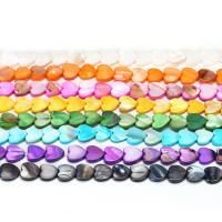 Natural Freshwater Shell Beads, Heart, DIY, mixed colors, Sold Per 38 cm Strand