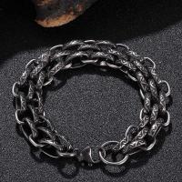 Stainless Steel Jewelry Bracelet, 316 Stainless Steel, 316 stainless steel lobster clasp, silver color plated, Unisex & mesh chain, original color, 15mm, Sold Per Approx 9.3 Inch Strand