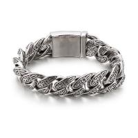 Titanium Steel Bracelet, fashion jewelry & different styles for choice & for man, original color, Sold By PC