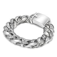 Acier titane bracelet, bijoux de mode & styles différents pour le choix & pour homme, couleur originale, Vendu par PC